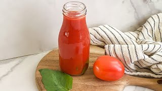 SmallBatch Tomato Passata Recipe [upl. by Nnyletak]