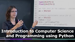 Lecture 1 Introduction to CS and Programming Using Python [upl. by Ratib]