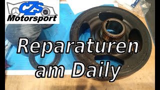 Mercedes W202 C200 simmerring crankshaft seal repair [upl. by Ssilem]