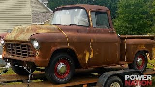 A 55 Chevy Pickup And Tahoe Chassis Swap You Want To See [upl. by Alfons102]