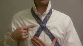 How to Tie a Tie Mirrored  Slowly  Full Windsor Knot [upl. by Hawk]