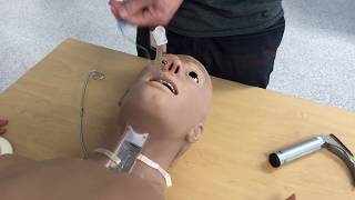 Intubation Practice in Med School [upl. by Dowd79]