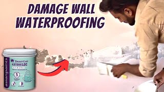 Wall Waterproofing Treatment  How to Repair Damp Wall  Damp Wall treatment [upl. by Atokad]