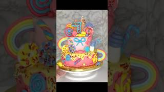 Candyland Fondant Cake cake [upl. by Hoisch331]