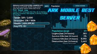 ARK MOBILE BEST SERVER 2024 PVEPVP  ARK MOBILE  TANJIRO YT [upl. by Anelagna]