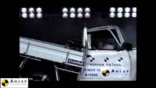 Nissan Patrol 2010 ANCAP Crash Test [upl. by Jaylene69]