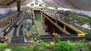 Tour of Daves New Model Railway Completed [upl. by Rem]