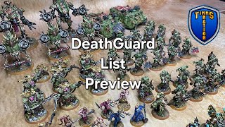 Disease and Death of the DeathGuard List Preview [upl. by Oisor]