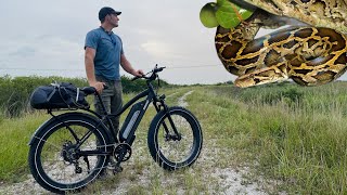 Looking for pythons by bike [upl. by Devora]