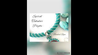 Spiral Tubular Peyote  Beaded Rope [upl. by Nitsej]