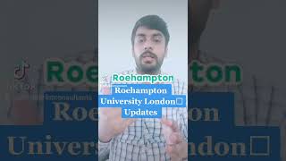 Roehampton University London Offers Discount and reduces initial deposit vfsglobal ukstudentvisa [upl. by Ardella]