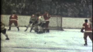 Gordie Howe vs Maurice Richard Detroit Red Wings vs Montreal Canadiens 1960 color 8mm Film [upl. by Us663]