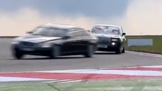 Video vault RollsRoyce Phantom vs Maybach 62 ontrack 2008 [upl. by Irami]