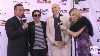 Billy Corgan APMAs red carpet interview with CM Punk and Juliet Simms [upl. by Kcirdled]