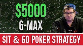 5000 6max Turbo Sit amp Go Strategy Episode 2 [upl. by Dnalyram]