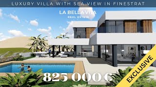 ➡️ Experience Ultimate Luxury Living Bespoke Villa for sale in FINESTRAT  Benidorm Alicante [upl. by Recha]