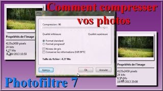 Photofiltre 7 comment compresser vos photos [upl. by Rahm]