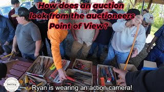 An auction from an auctioneers point of view tools and more [upl. by Airbmat961]