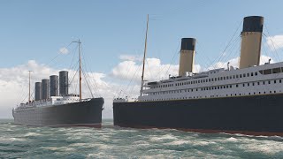 RMS Titanic Meets RMS Lusitania [upl. by Penney]