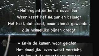 JC Bloem  gedicht  November [upl. by Lorou977]