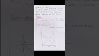 TN 8th std maths Ex 55  II sum iConstruction of Parallelogram amp Rhombusshortstnmaths6to10 [upl. by Deadman]