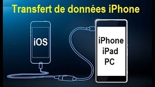 Transfert de données iPhone avec EaseUS MobiMover Free [upl. by Weslee275]