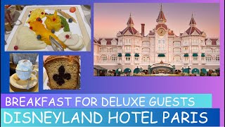 Disneyland Hotel Paris  Breakfast for Deluxe Guests  January 2024 [upl. by Schnur]