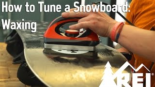 How to Tune a Snowboard 3 Waxing [upl. by Jair237]