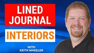 How to Make Lined Journal Interiors [upl. by Pang]