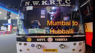 Mumbai To Hubli NWRTC sleeper bus [upl. by Arras]