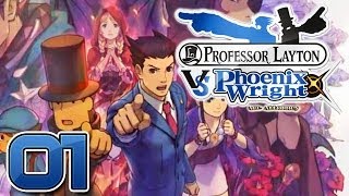 Lets Play Professor Layton vs Phoenix Wright  Part 1  Rätsel trifft Gerichtssaal [upl. by Gregorius399]