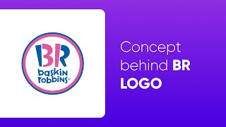 Hidden meaning behind the design of BR Baskin Robbins logo [upl. by Yekciv582]