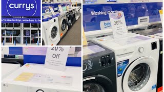 WASHING MACHINES AT CURRYS  CURRYS APPLIANCES SEP 2024  20 OFF ON BRAND ITEMS [upl. by Lello]