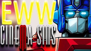 Everything Wrong With CinemaSins The Transformers 1986 in 14 Minutes or Less [upl. by Mosa376]