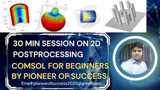 30 min session on Post Processing in COMSOL 2D Simulations postprocessing COMSOL 30min session [upl. by Blood50]