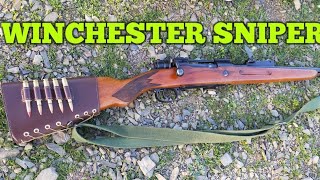 Winchester 308 sniper rifle review model 70 with 762×51mm Or G3 bore [upl. by Cherish]