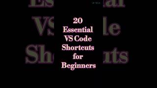 20 VS Code Shortcuts That Will Change Your Life shorts vscode shortcut [upl. by Nilra]