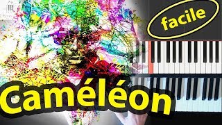 Maître Gims  Cameleon  Piano tuto [upl. by Aizatsana257]