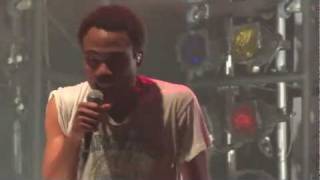 Childish Gambino  quotHeartbeatquot Live in Los Angeles 111211 [upl. by Aynod]