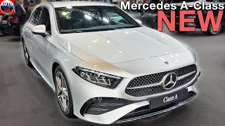 All NEW Mercedes Benz AClass Hatchback 2024  Visual REVIEW interior amp exterior [upl. by Zetneuq]