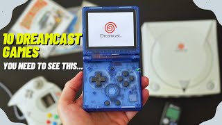 How Dreamcast looks on Anbernic Rg35xxSp  Performance test [upl. by Anifad102]