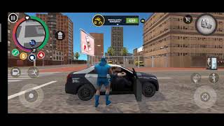 Rope Hero Voice Town Rope Hero Hacking Police Car Rope Hero Running Car Please Saport kijiye 🙏🙏🙏 [upl. by Ardelia468]