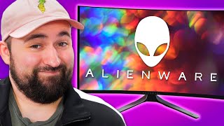 No Linus THIS is the best monitor  Alienware AW3225QF [upl. by Nedyrb]