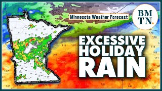 Potential for excessive and heavy rainfall for Fourth of July [upl. by Aneed]