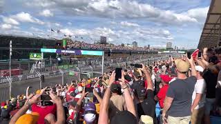 2022 F1 Australian Grand Prix  Race start  Fangio Grandstand point of view [upl. by Jasmina309]