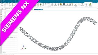 Verbesserter Stent  Improved Stent  Siemens NX Training  Part Design [upl. by Ycnuahc]