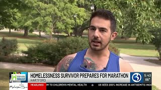 From homeless to Harvard CT man’s inspiring story brings him to Eversource Hartford Marathon [upl. by Salbu494]