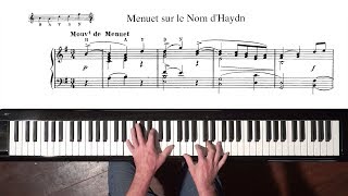 Ravel “Menuet sur le nom d’Haydn” P Barton FEURICH piano [upl. by Nileuqay612]