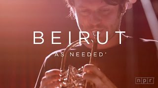 Beirut As Needed  NPR MUSIC FRONT ROW [upl. by Notnelc648]