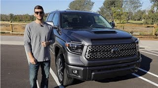 First Drive 2019 Toyota Tundra TRD Sport 57L V8 4x4 CrewMax [upl. by Eatnod]